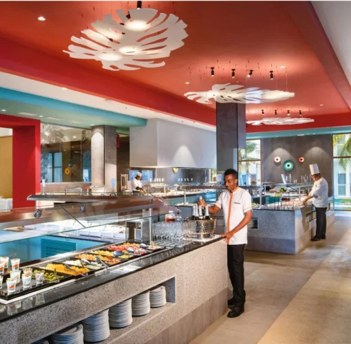 buffet restaurant at Riu Palace Tropical Bay