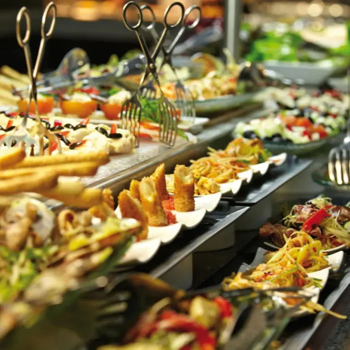 buffet spread at Riu Palace Tropical Bay