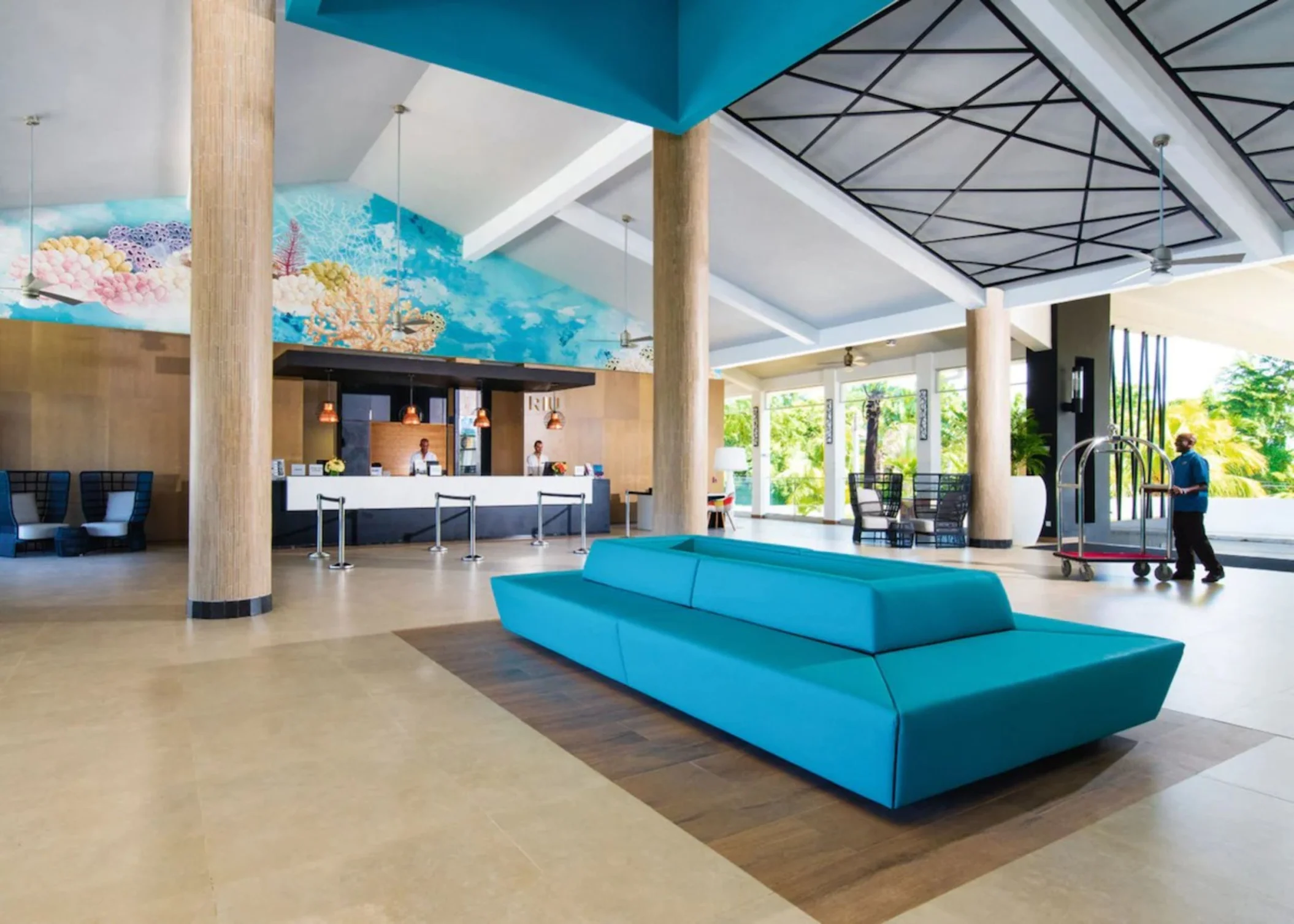 Lobby at Riu Palace Tropical Bay