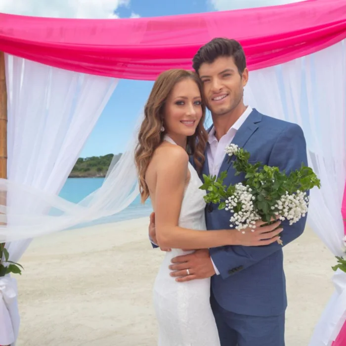 bride and groom at Royalton Antigua