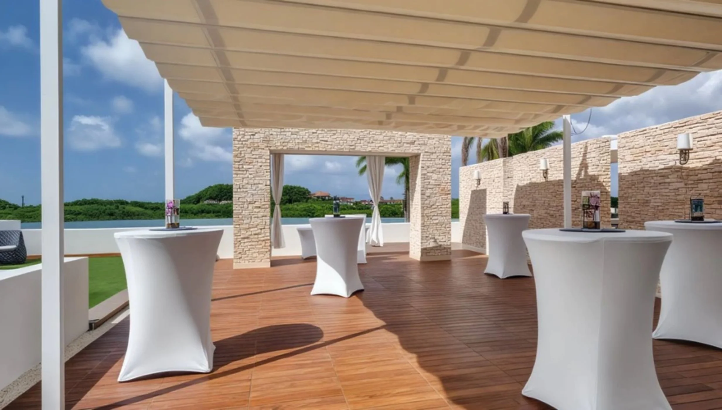 sky wedding venue at Royalton Antigua