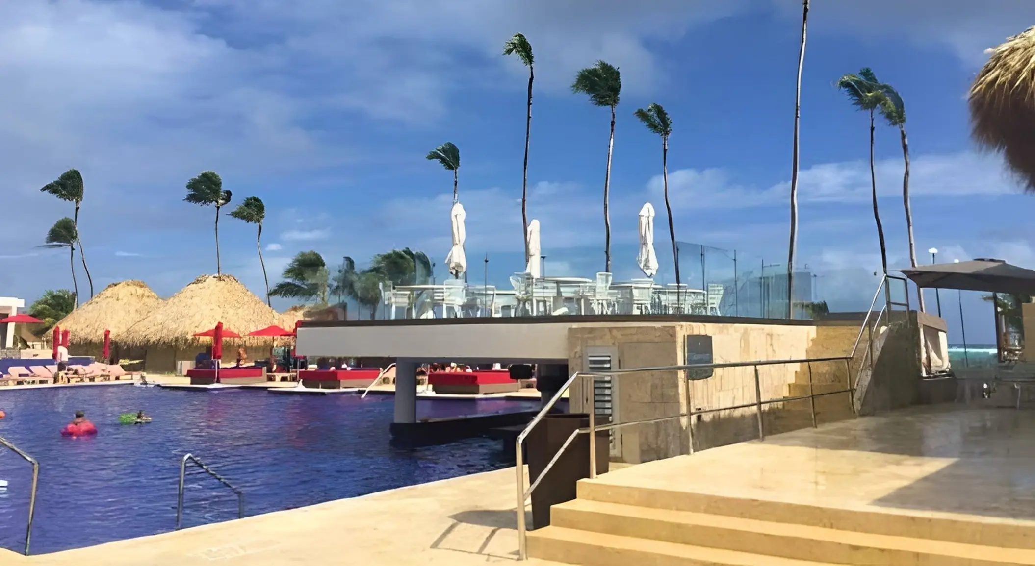 Diamond Club Grill and poolside terrace at Royalton Bavaro, Punta Cana