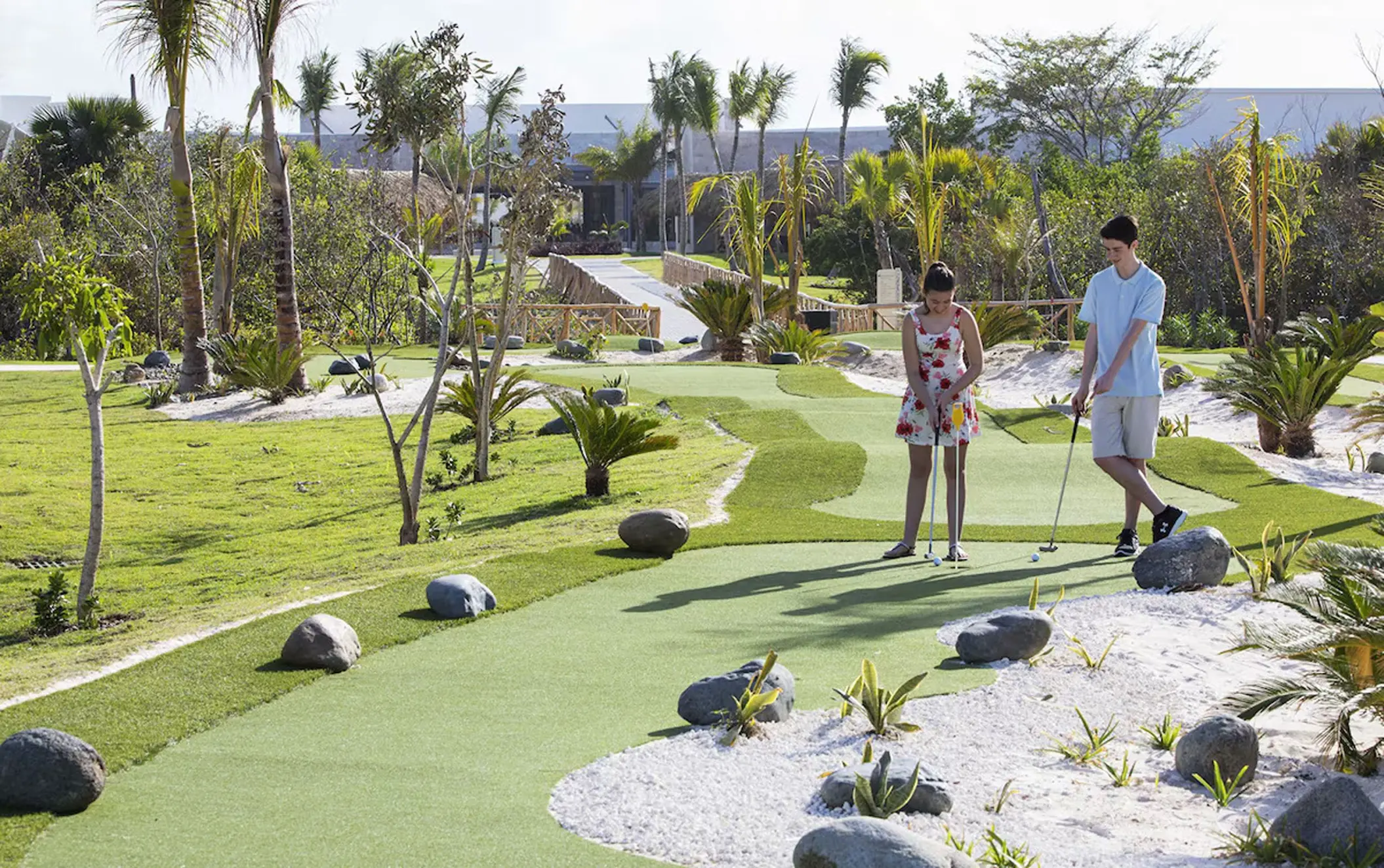 Mini golf course at Royalton Bavaro, Punta Cana