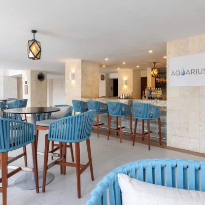 Aquarius bar at Hideaway at Royalton Blue Waters