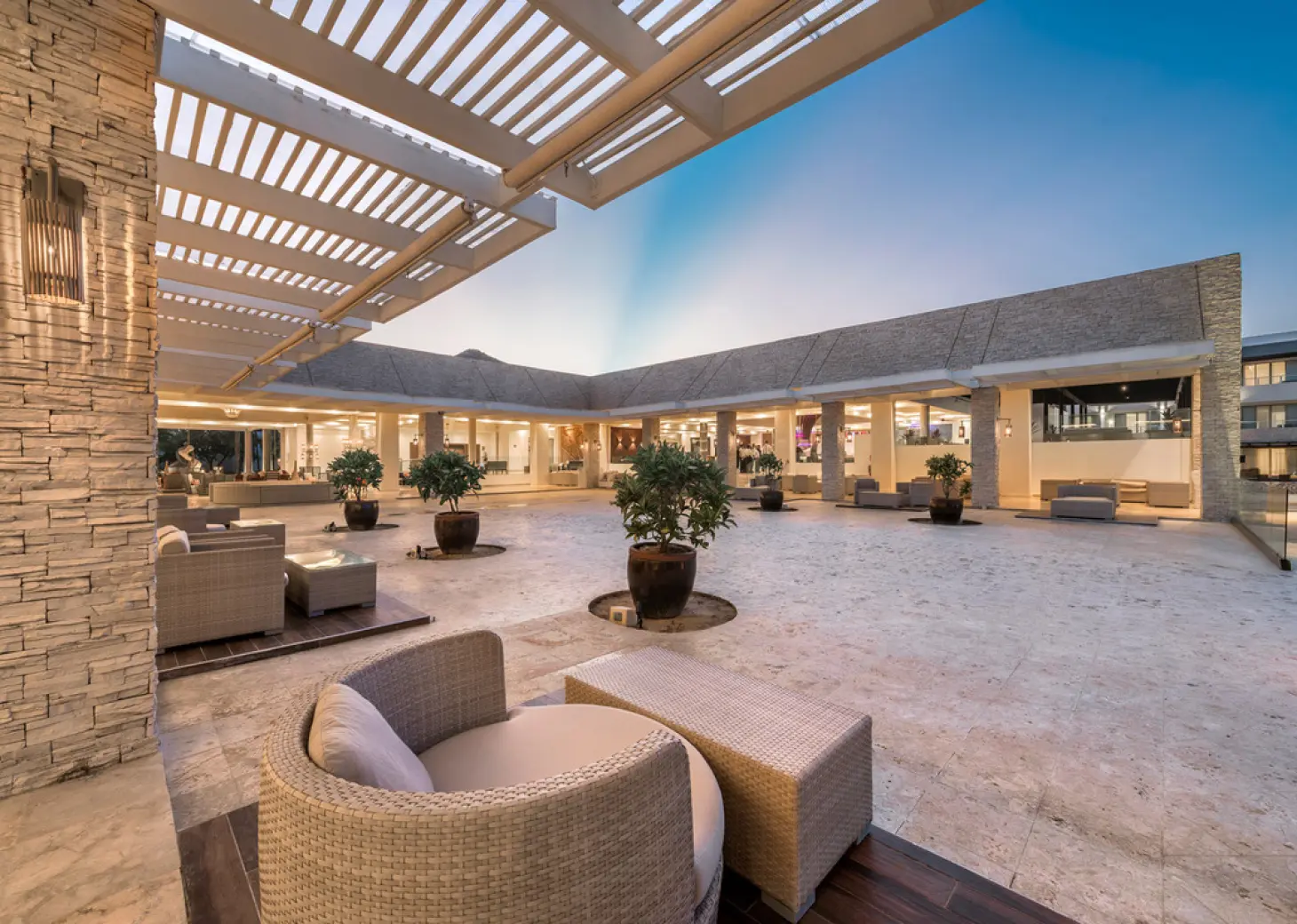 lobby terrace venue at Royalton CHIC Punta Cana
