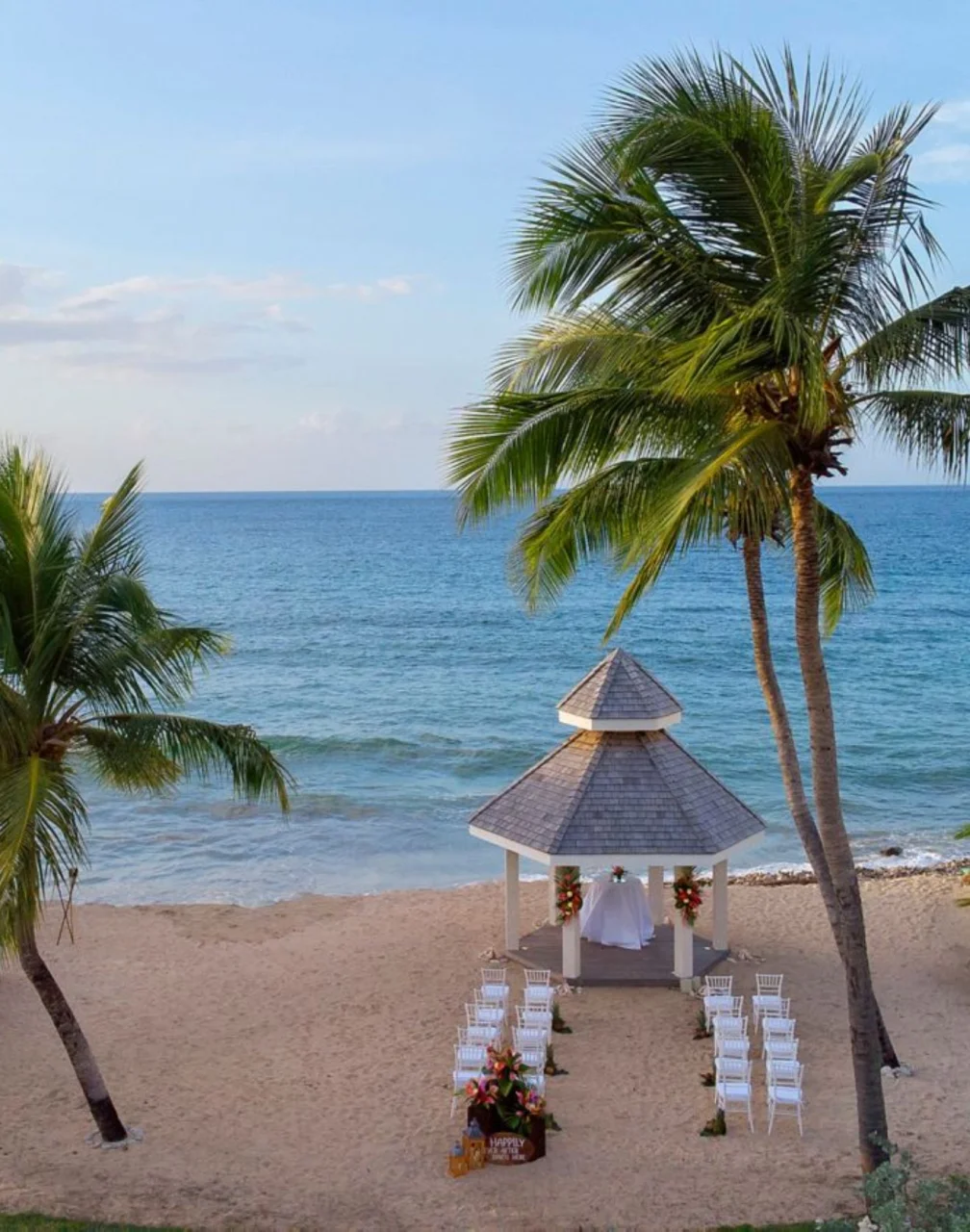 beach gazebo venue at royalton grenada