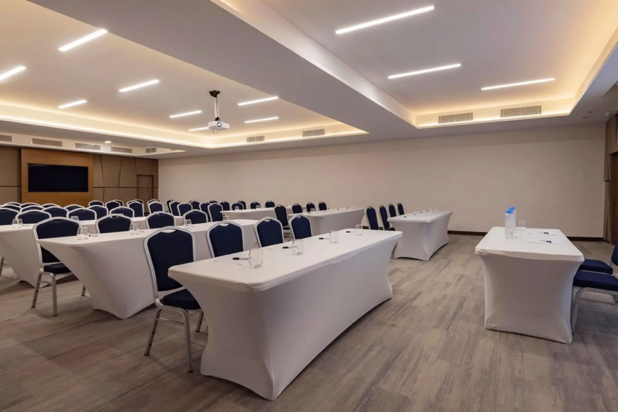 Indoor conference and meeting space with banquet seating at Royalton Grenada, St. George’s