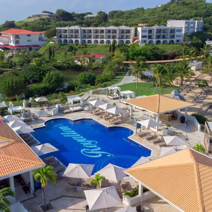 pools and landscaped gardens at royalton grenada