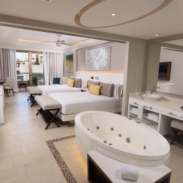 Luxury suite at Royalton Hideaway Riviera Cancun