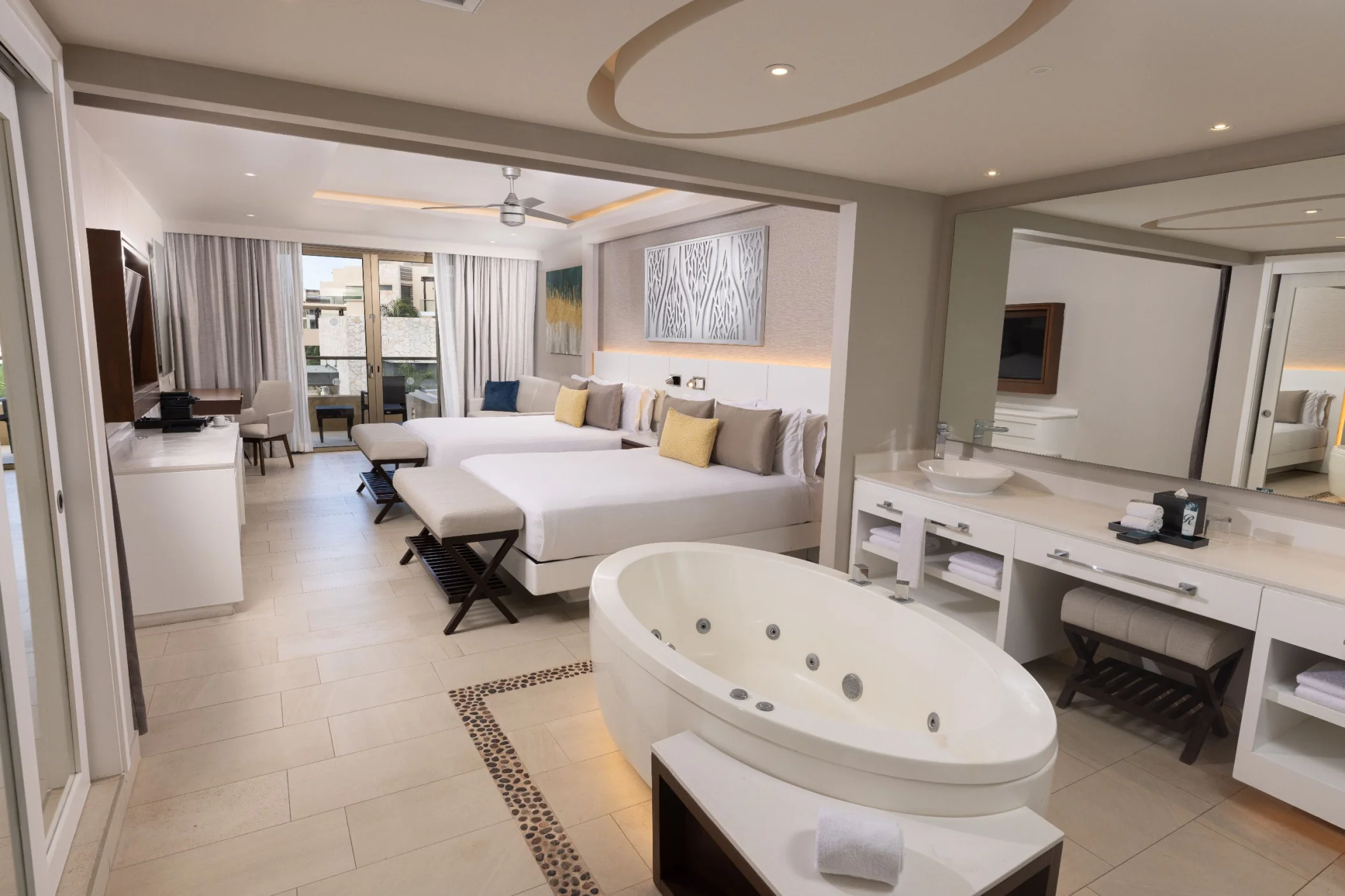 Luxury suite at Royalton Hideaway Riviera Cancun