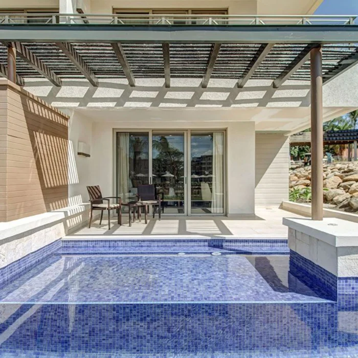 exterior of swim up suite at Royalton Hideaway Saint Lucia