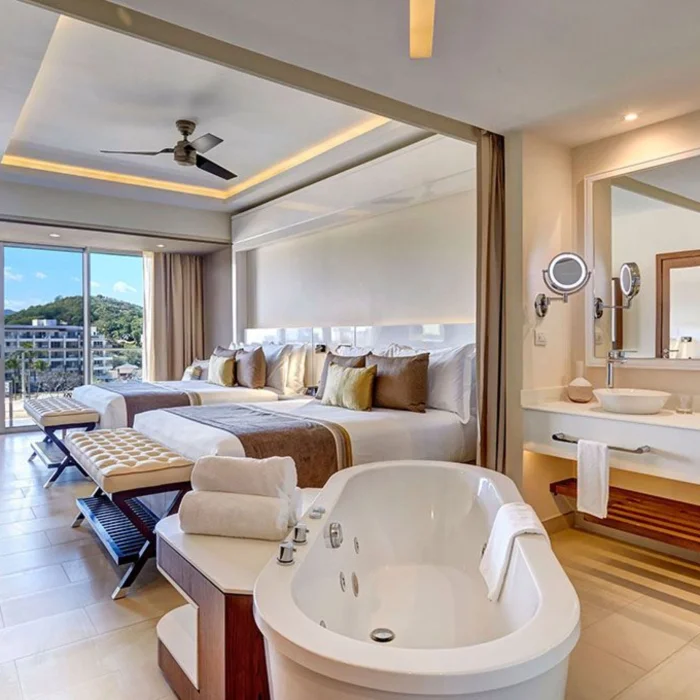 suite with two beds at Royalton Hideaway Saint Lucia