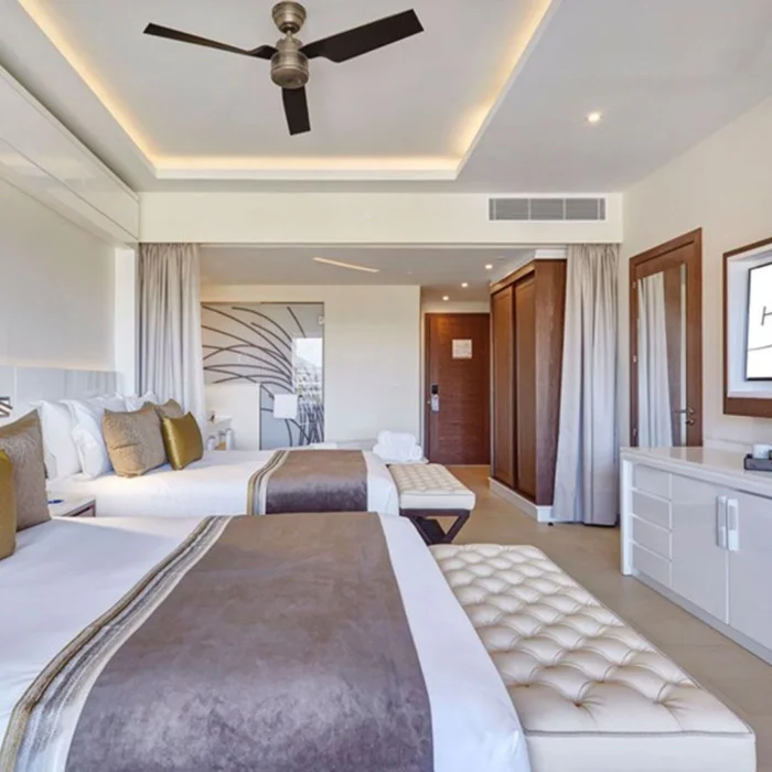 suite with two beds at Royalton Hideaway Saint Lucia