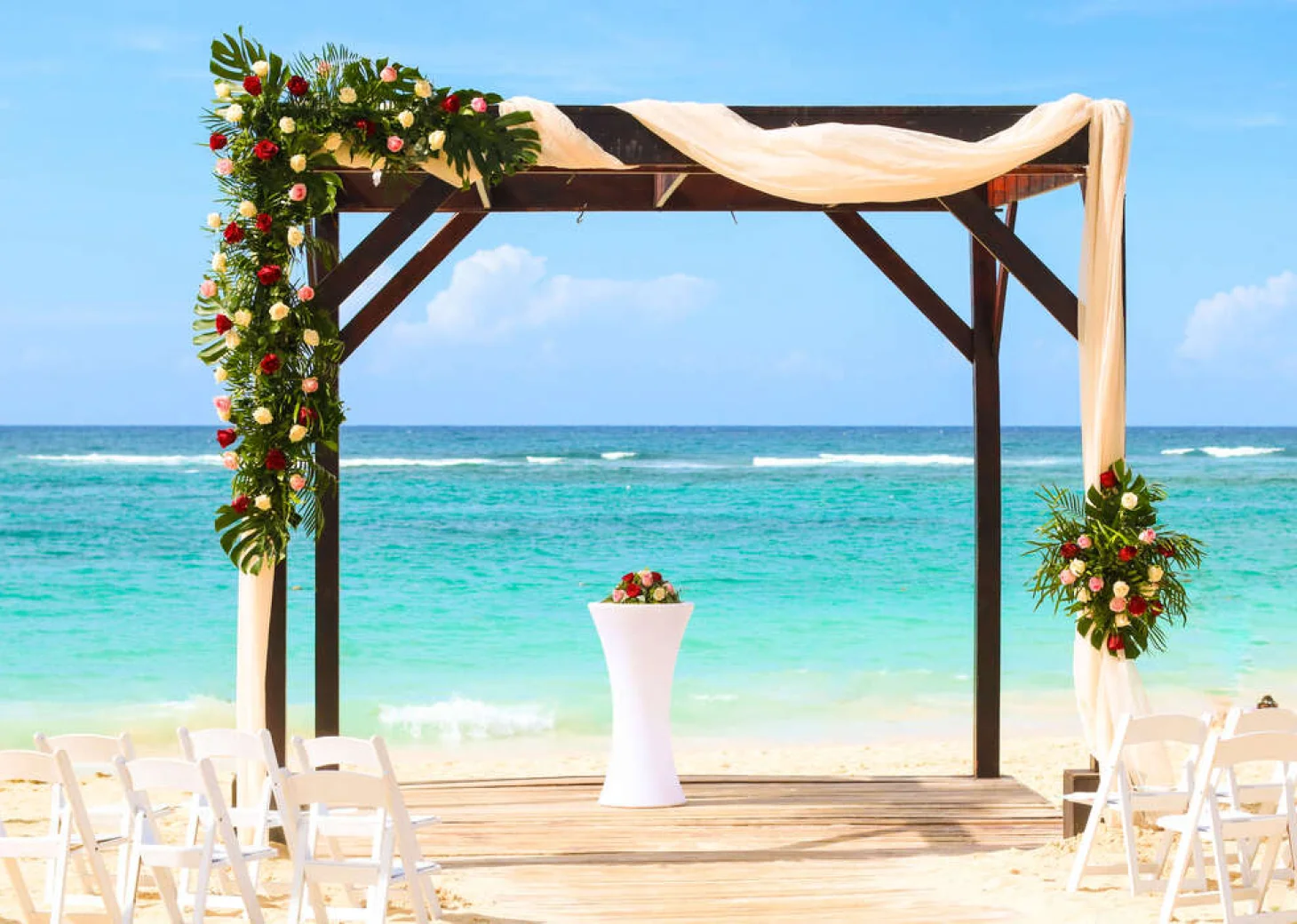 beach gazebo venue at Royalton Punta Cana