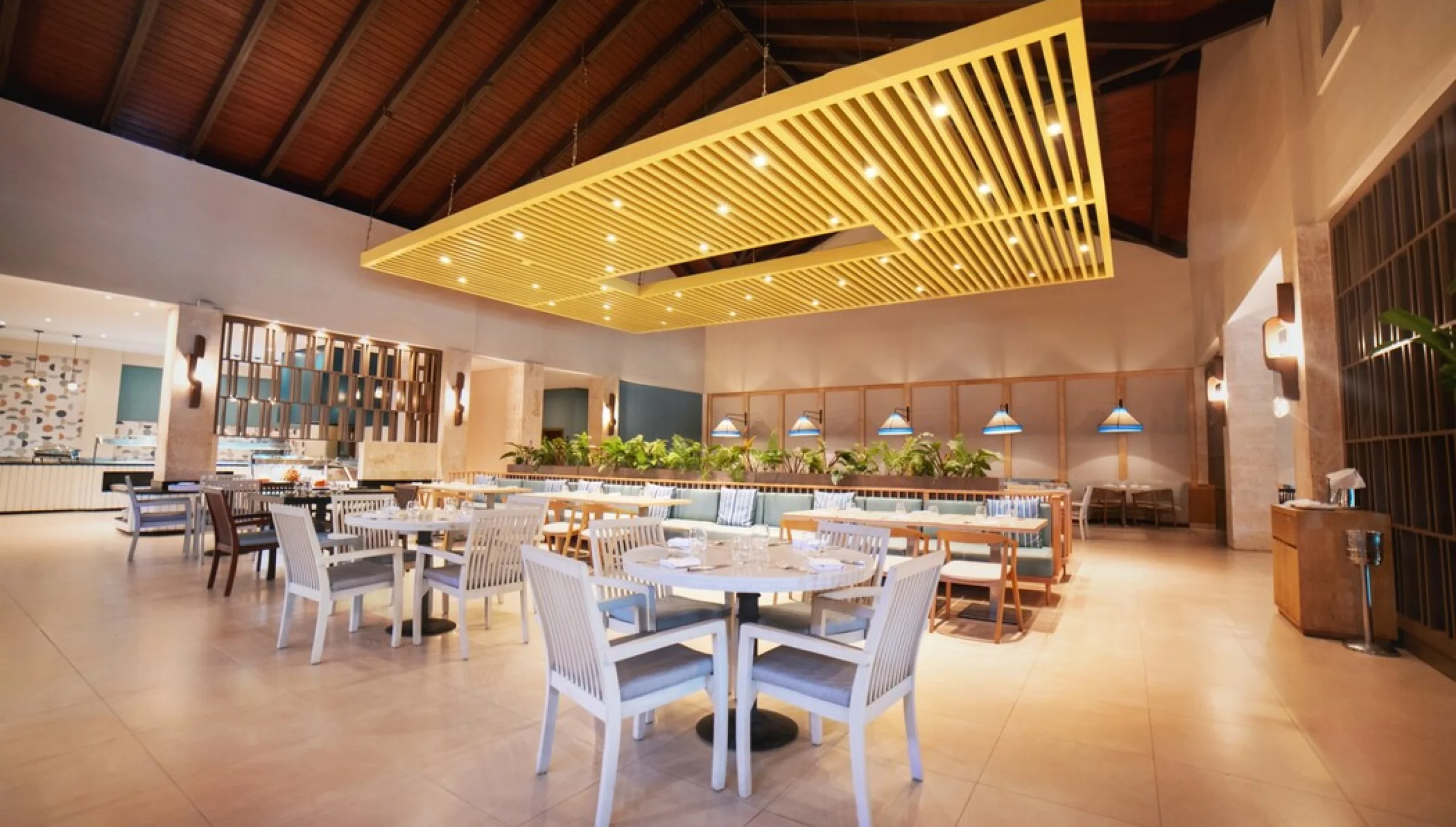gourmet marche restaurant venue at Royalton Punta Cana