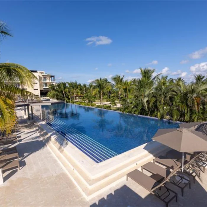 Infinity pool at Royalton Riviera Cancun
