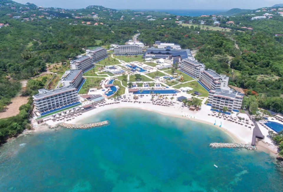 aerial view of Royalton Saint Lucia