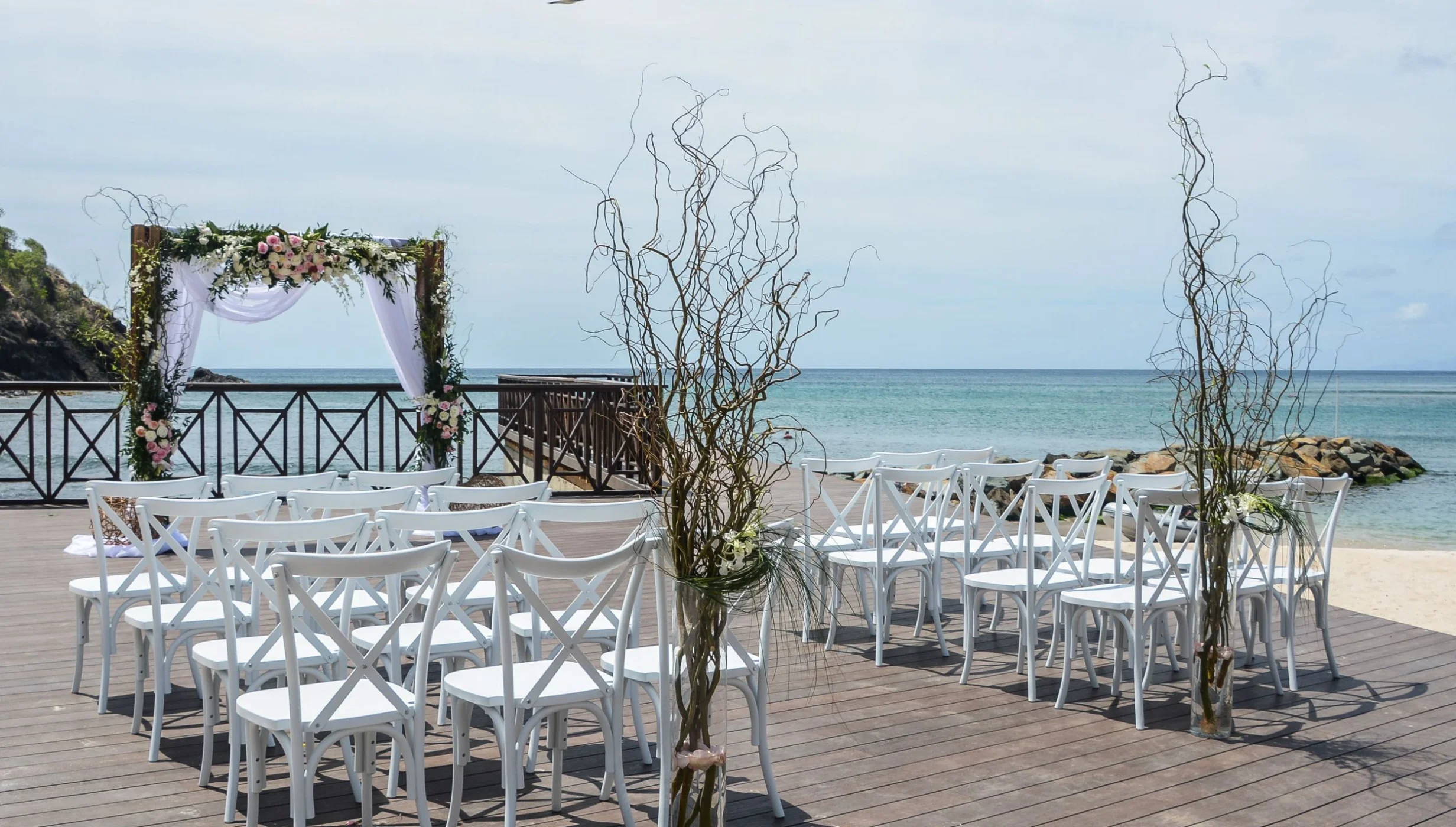 diamond club deck at Royalton Saint Lucia
