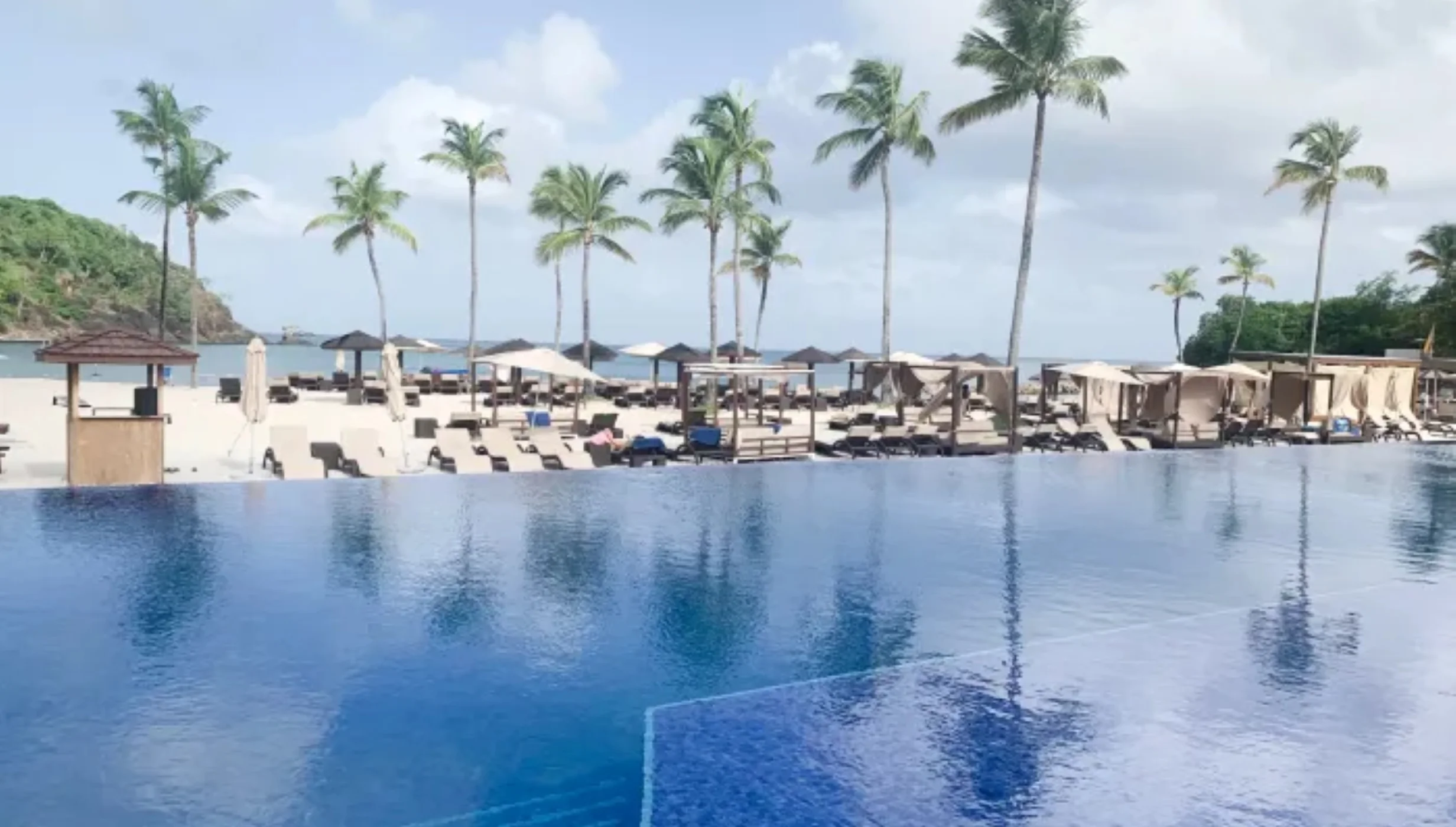 diamond club pool at royalton st lucia