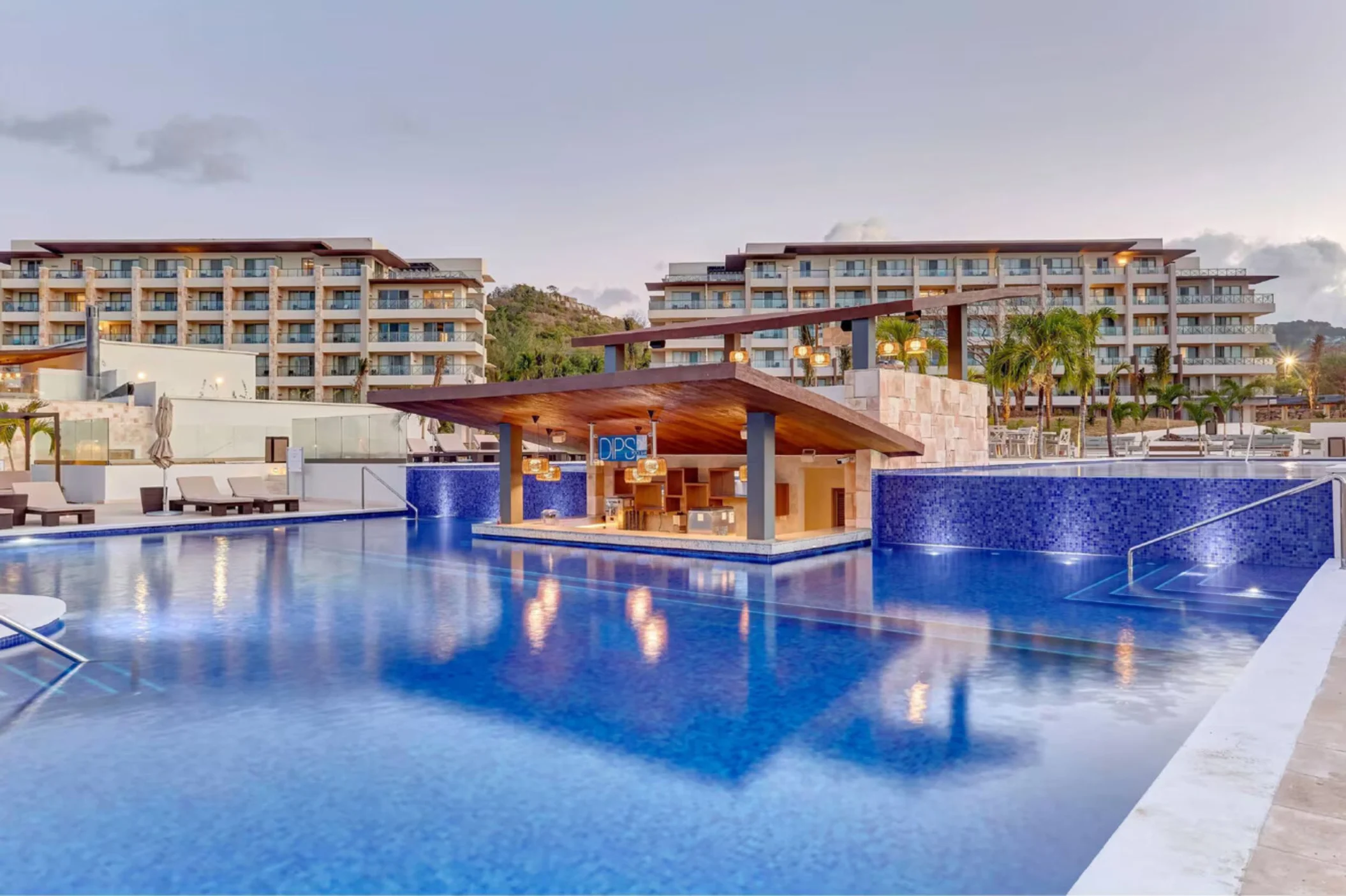pool with swim up bar at Royalton Saint Lucia