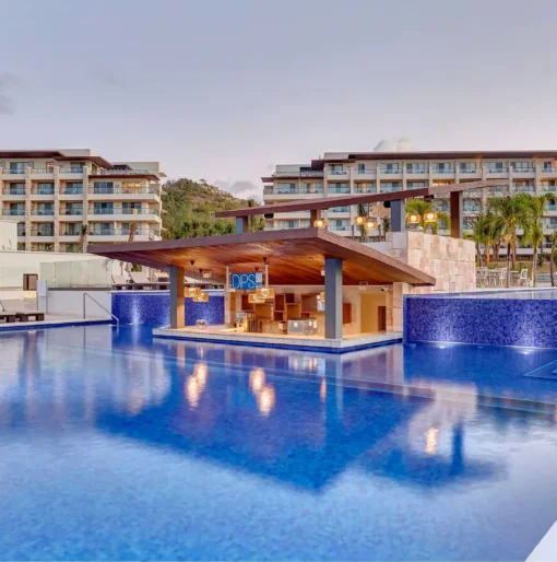 pool with swim up bar at Royalton Saint Lucia