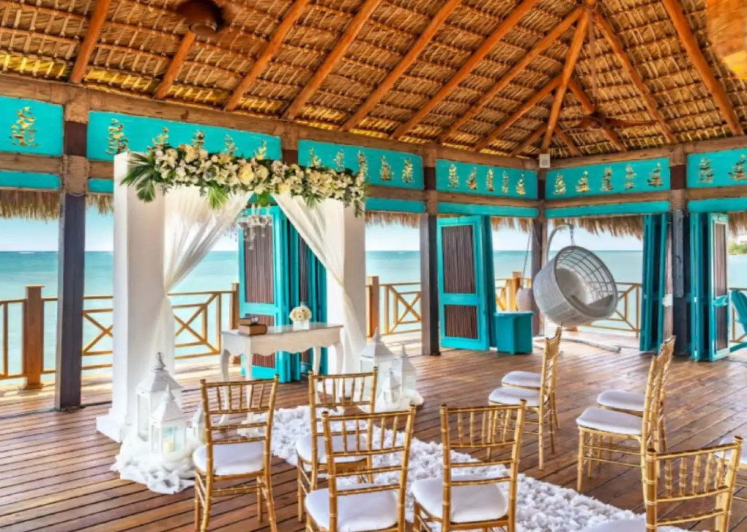 blue marlin portico venue at Sanctuary Cap Cana