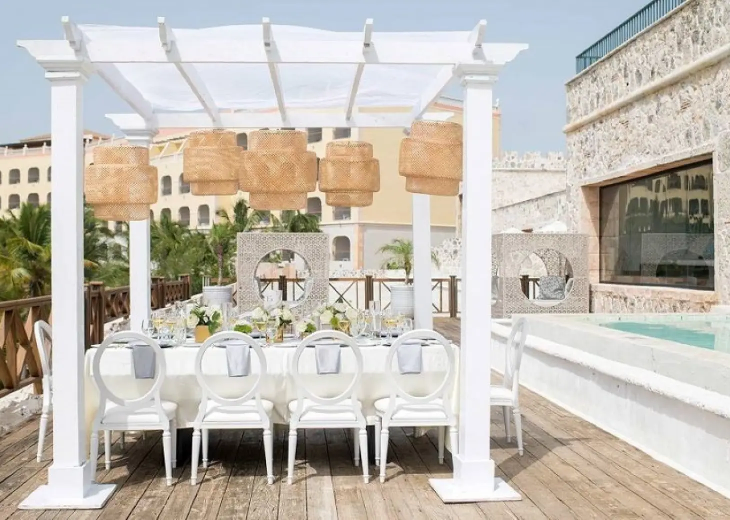 the castle ocean lounge venue at Sanctuary Cap Cana