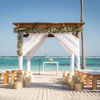 beach wedding venue at secrets akumal
