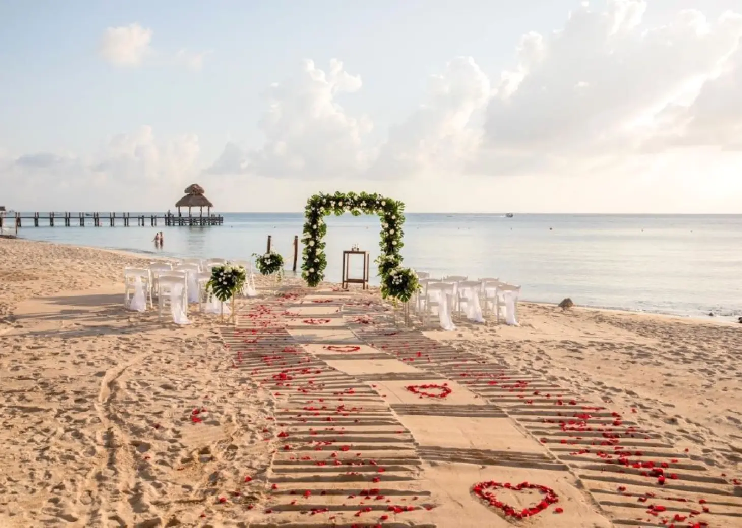 beach venue at Secrets Aura Cozumel