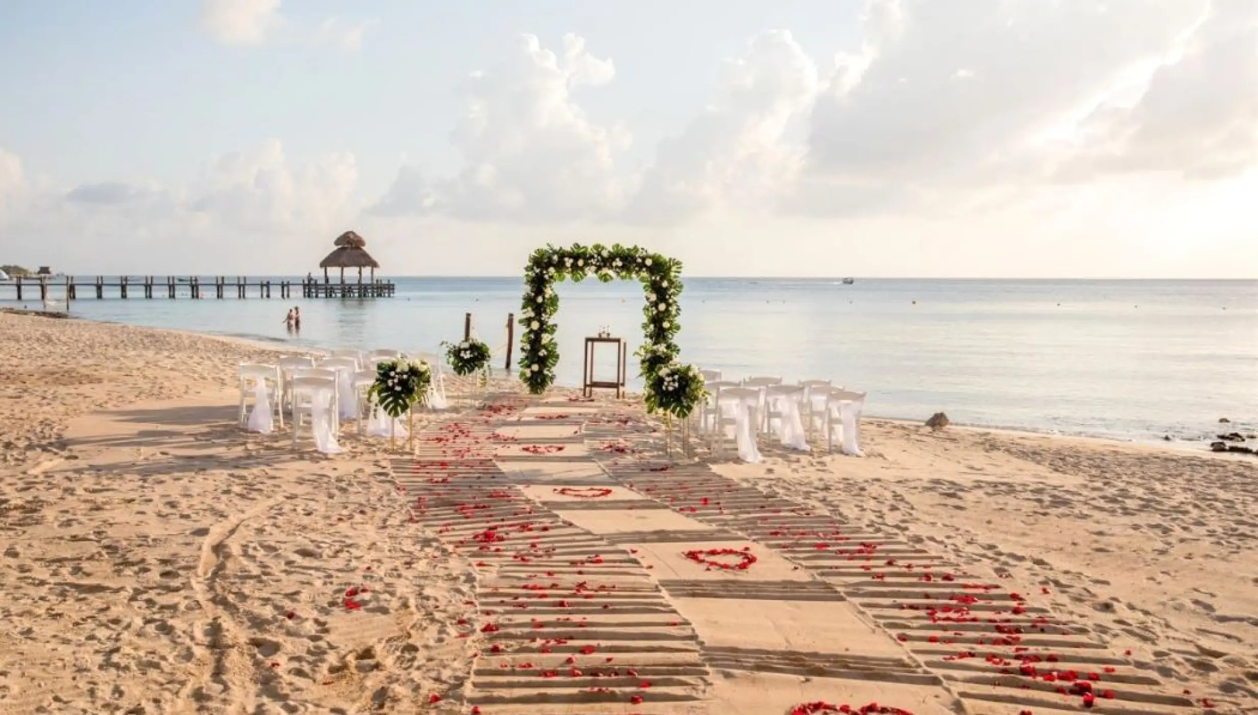 beach venue at Secrets Aura Cozumel