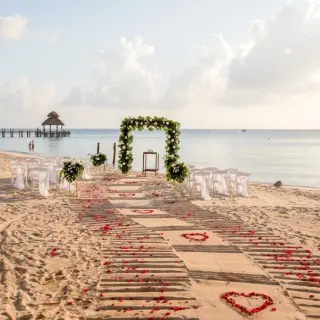 beach venue at Secrets Aura Cozumel