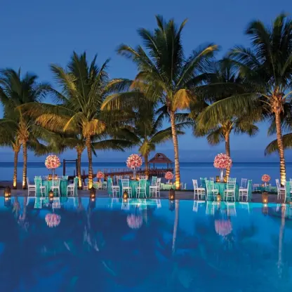 pool venue at Secrets Aura Cozumel