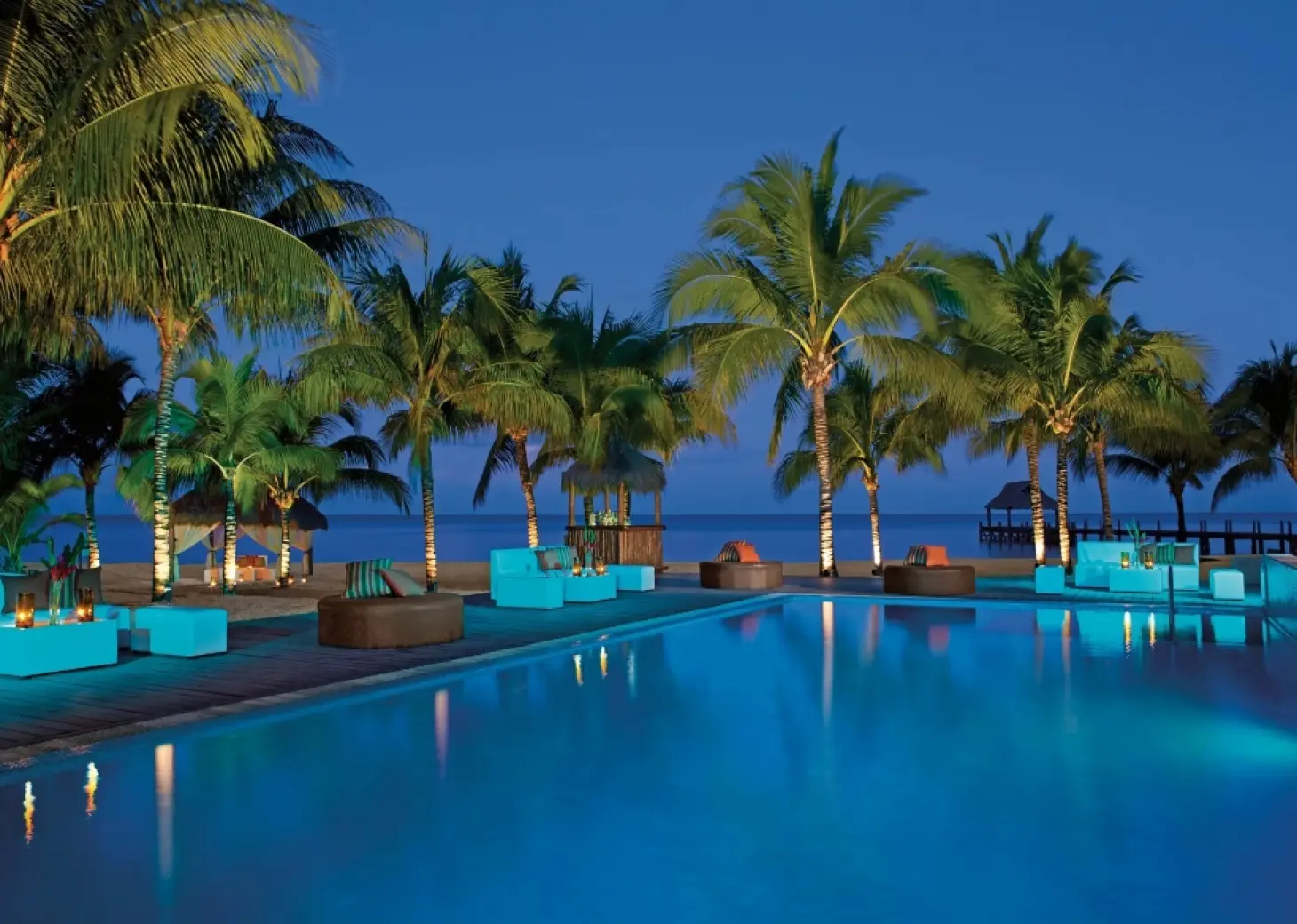 pool venue at Secrets Aura Cozumel