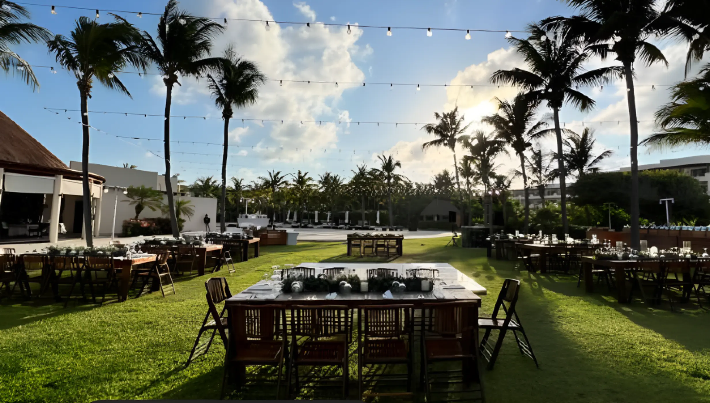 seaside garden venue at secrets maroma