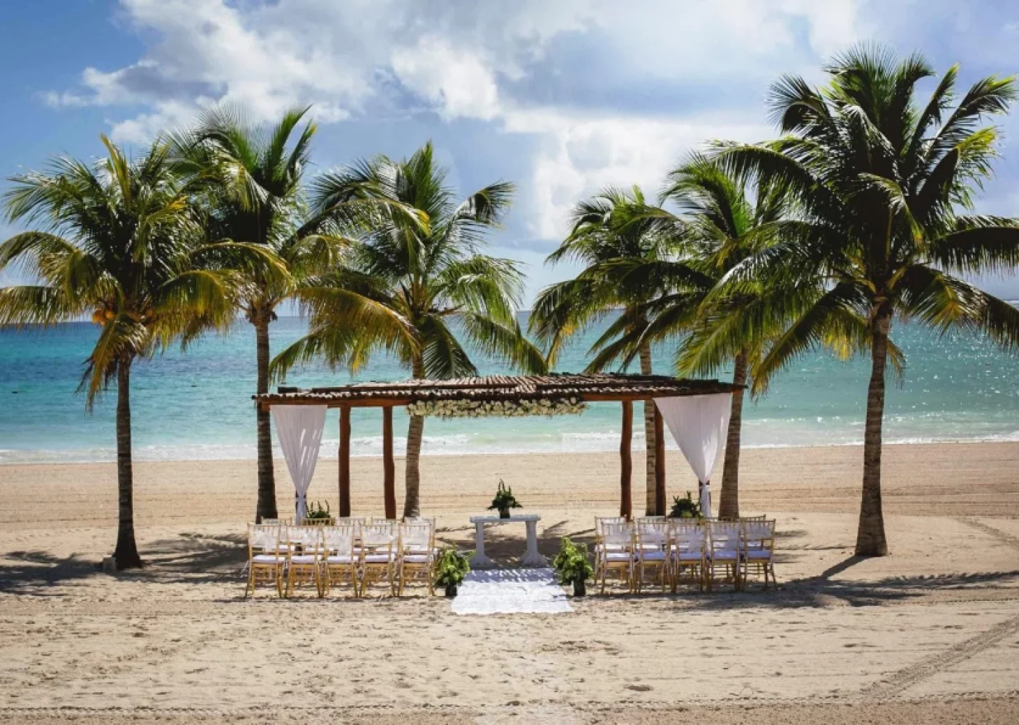 beach venue at secrets maroma beach