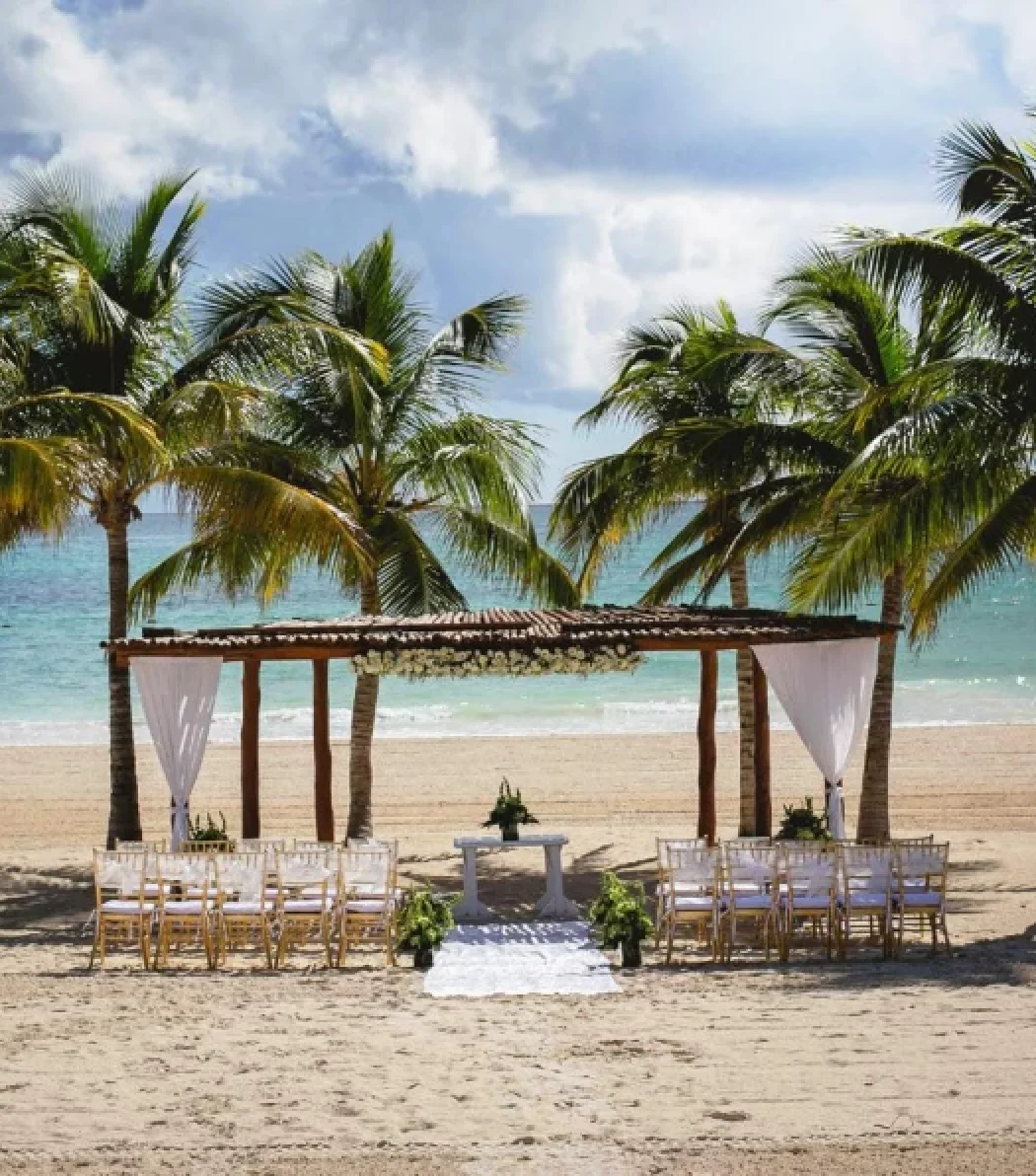 beach venue at secrets maroma beach