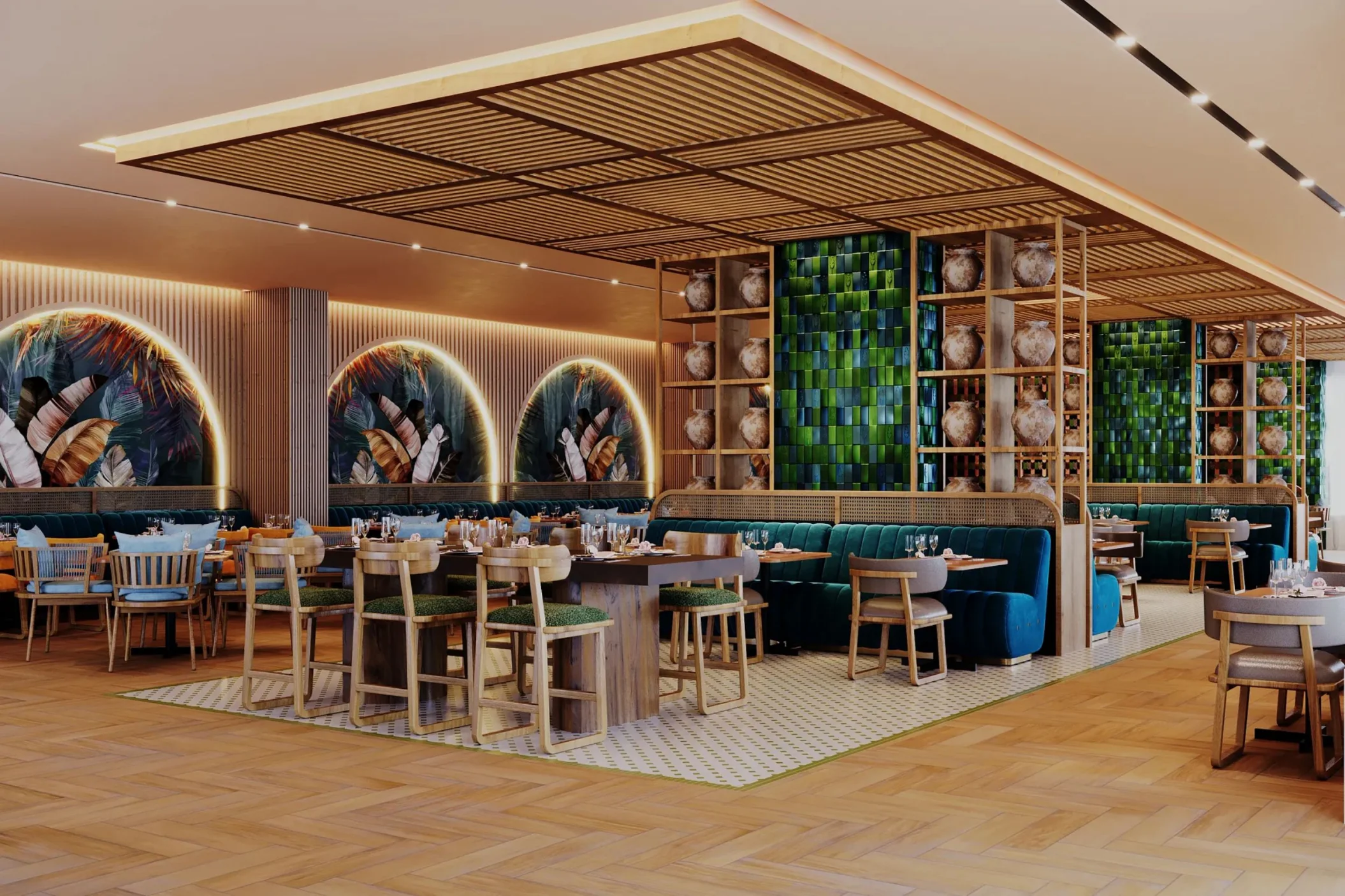 market cafe restaurant at Secrets Mirabel Cancun