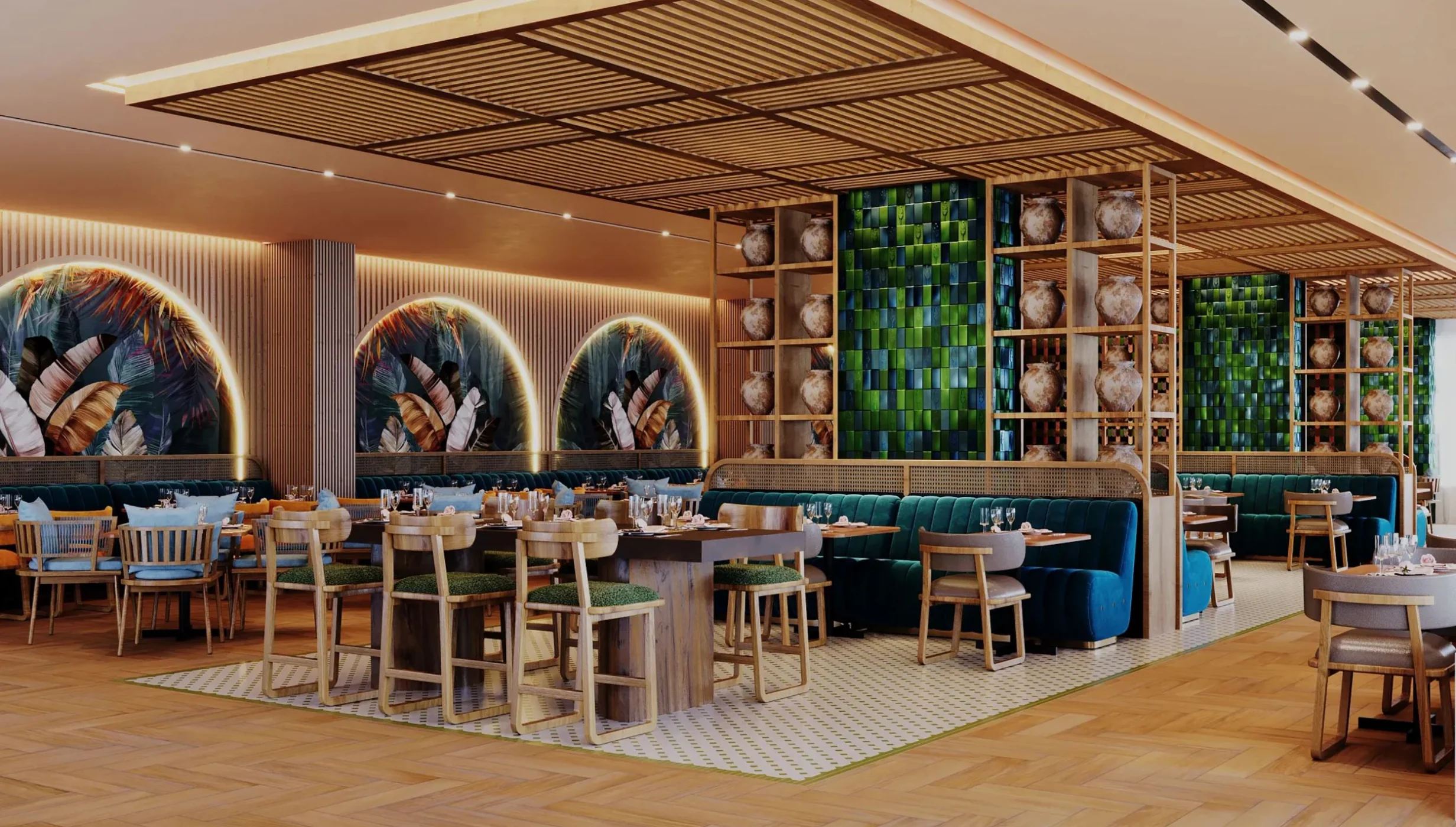 market cafe restaurant at Secrets Mirabel Cancun