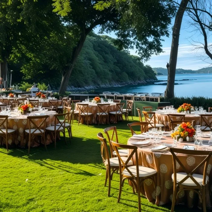 main beach garden venue at Secrets Papagayo Costa Rica