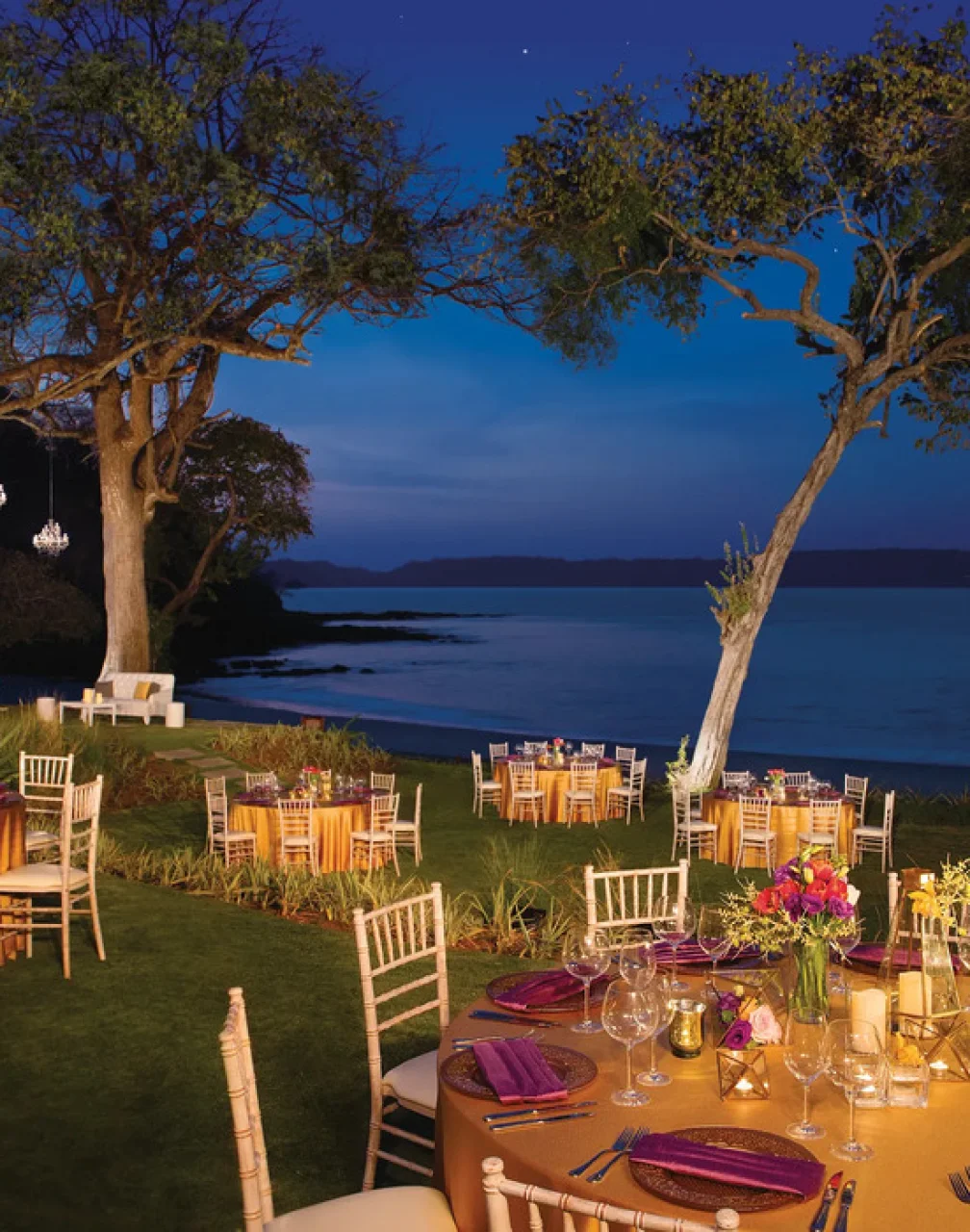 main beach garden venue at Secrets Papagayo Costa Rica
