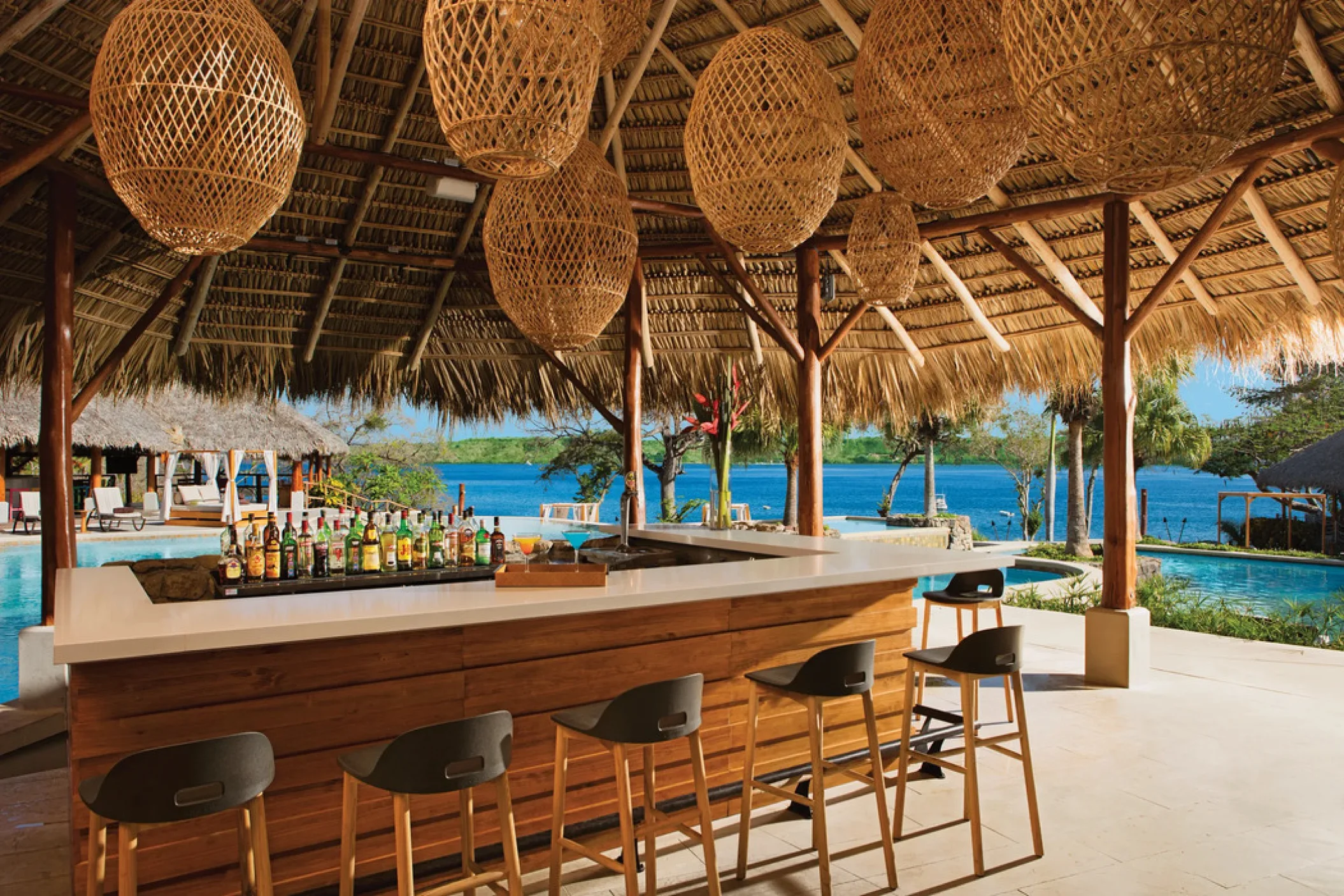 manatees bar at Secrets Papagayo Costa Rica