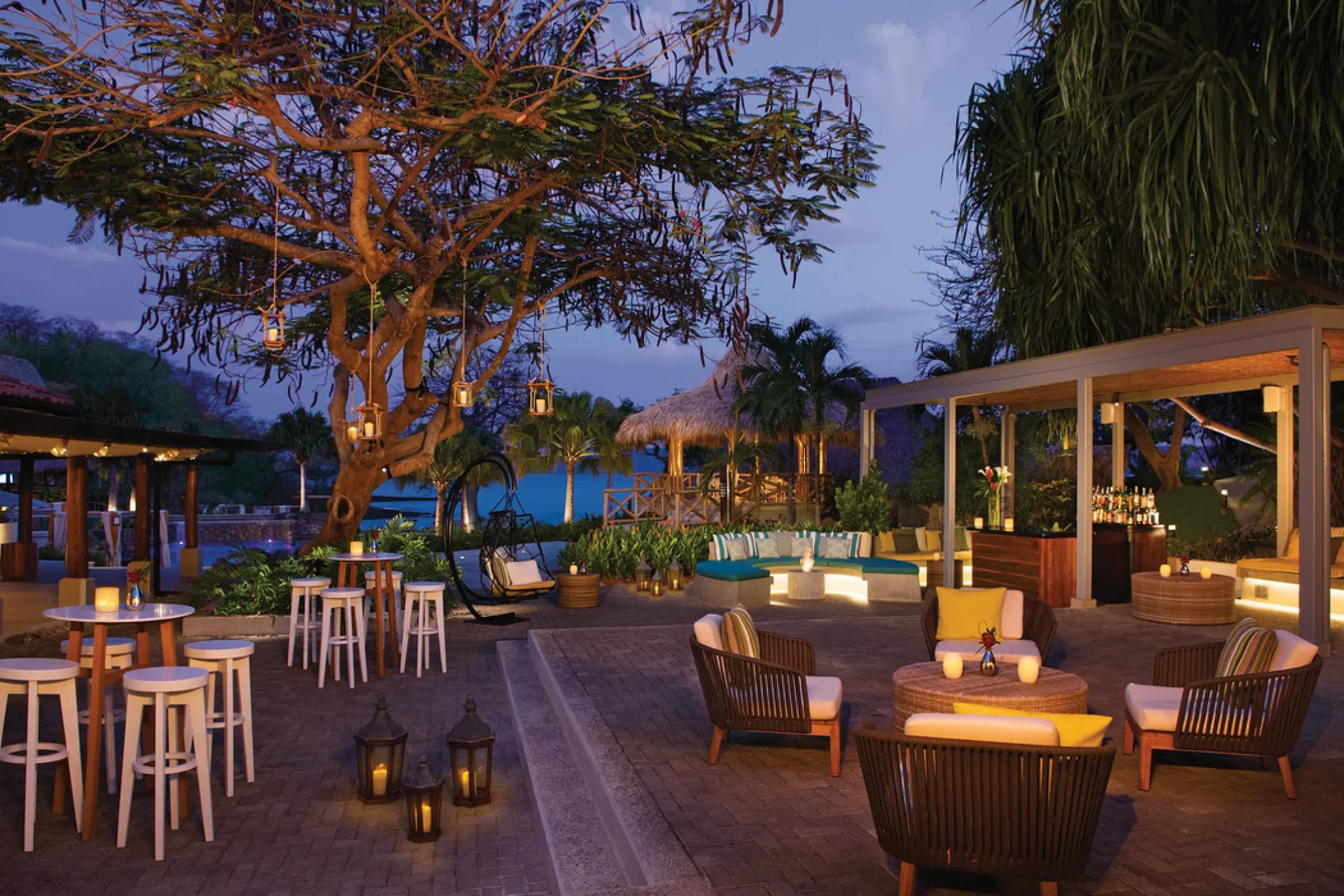 plaza area at Secrets Papagayo Costa Rica