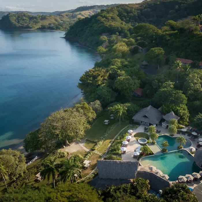 Secrets Papagayo Costa Rica maon pool and coast