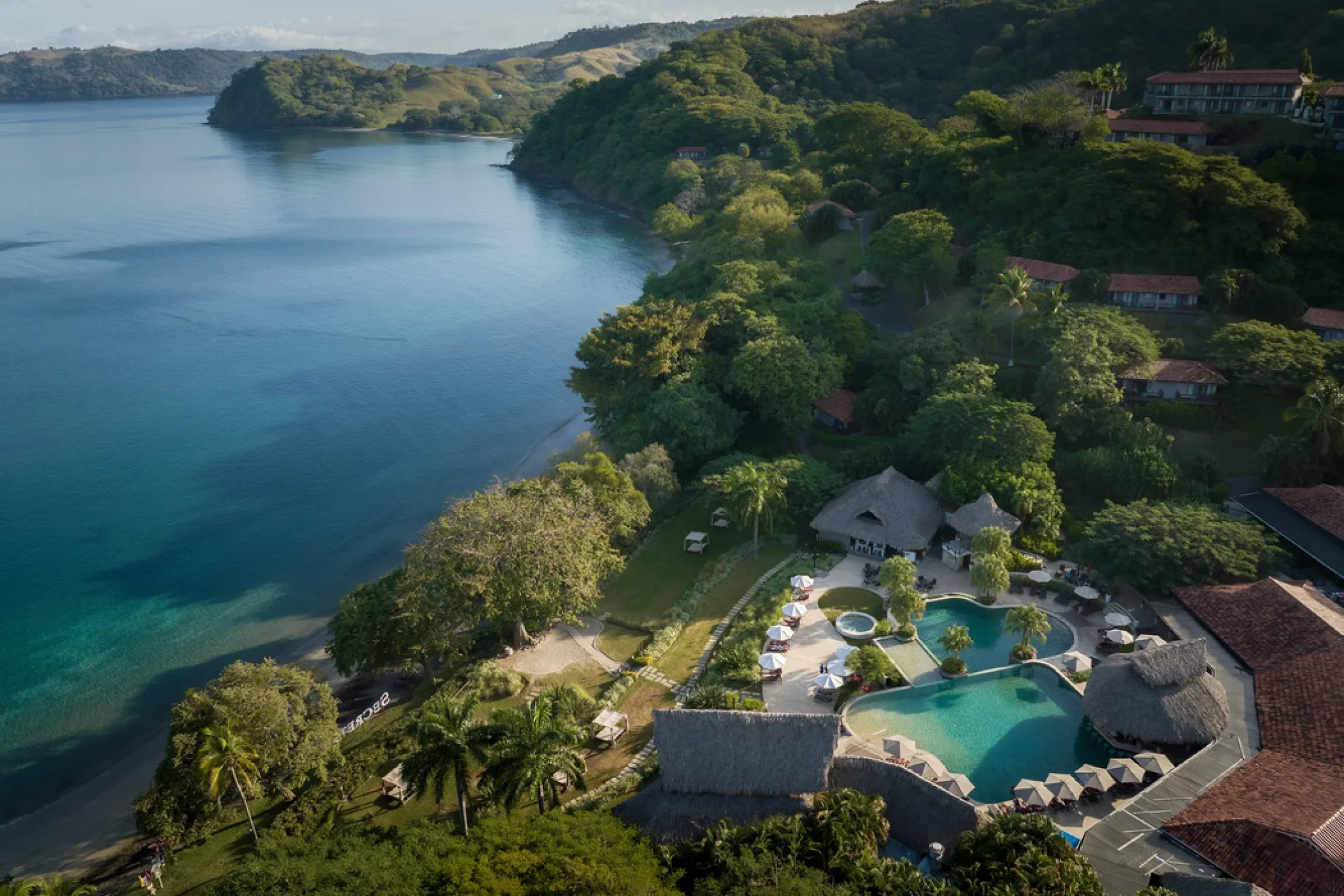 Secrets Papagayo Costa Rica maon pool and coast