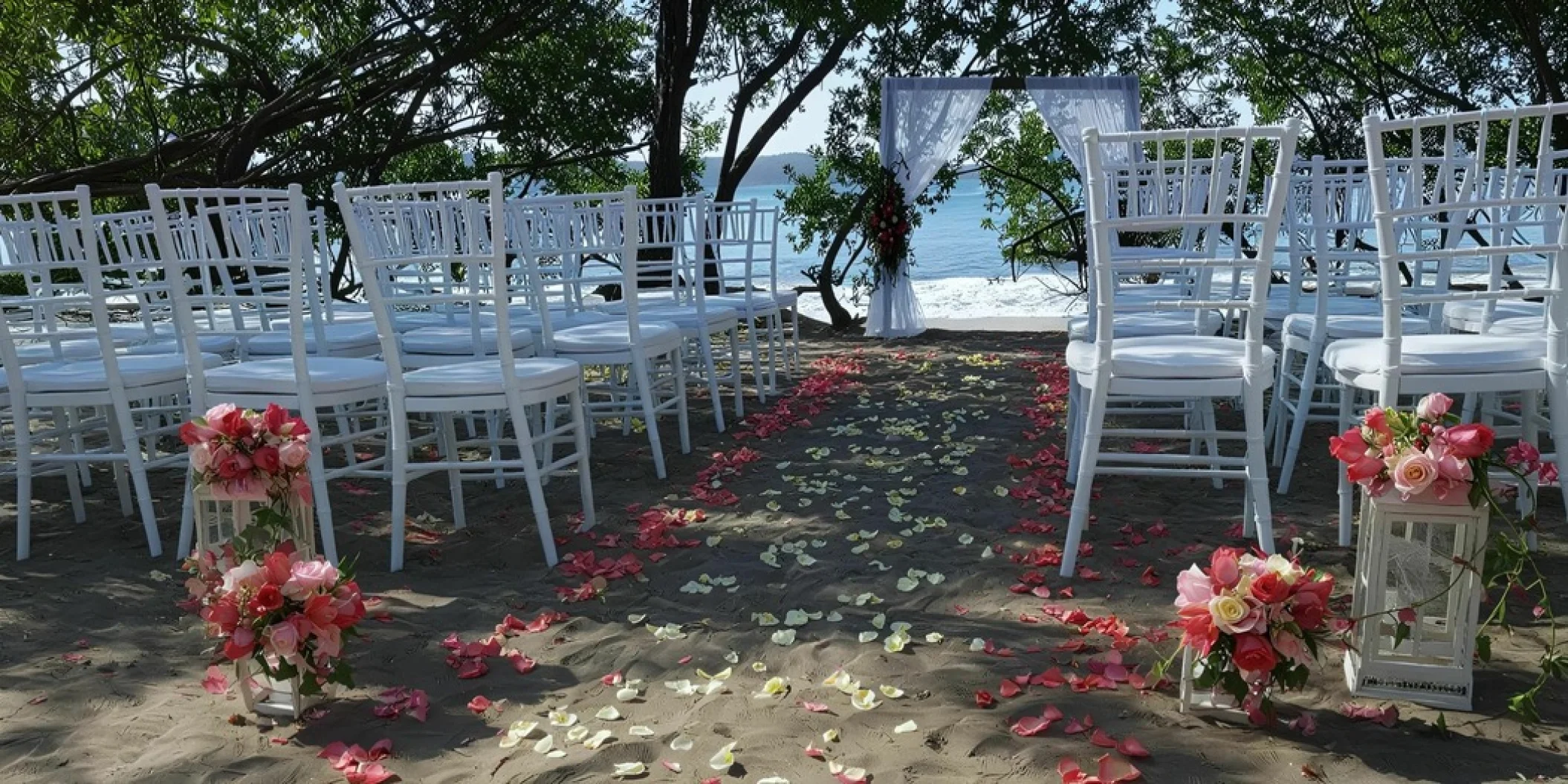 spa beach venue at Secrets Papagayo Costa Rica