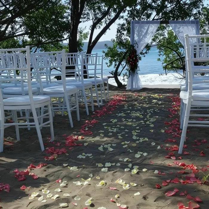 spa beach venue at Secrets Papagayo Costa Rica