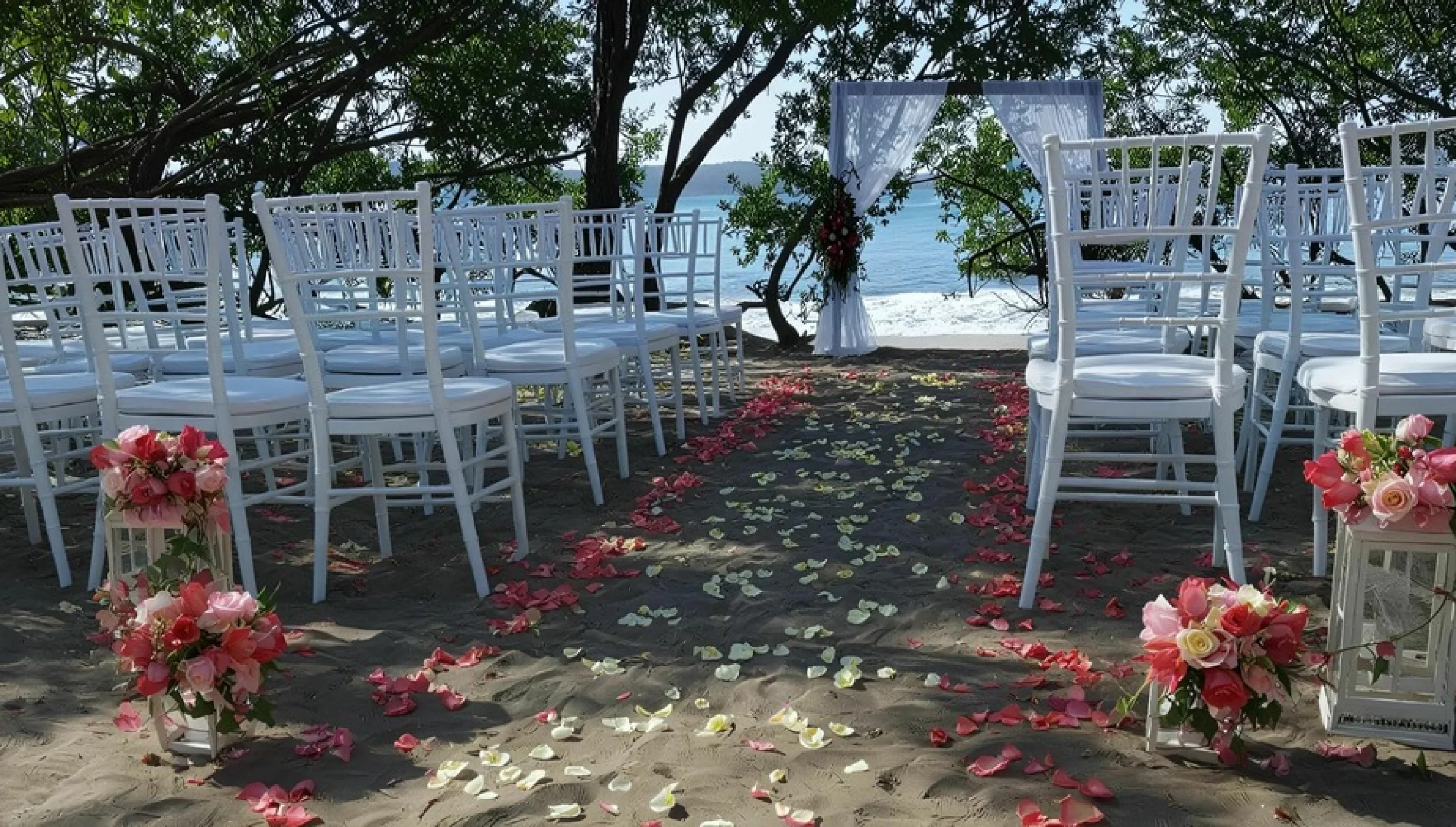 spa beach venue at Secrets Papagayo Costa Rica