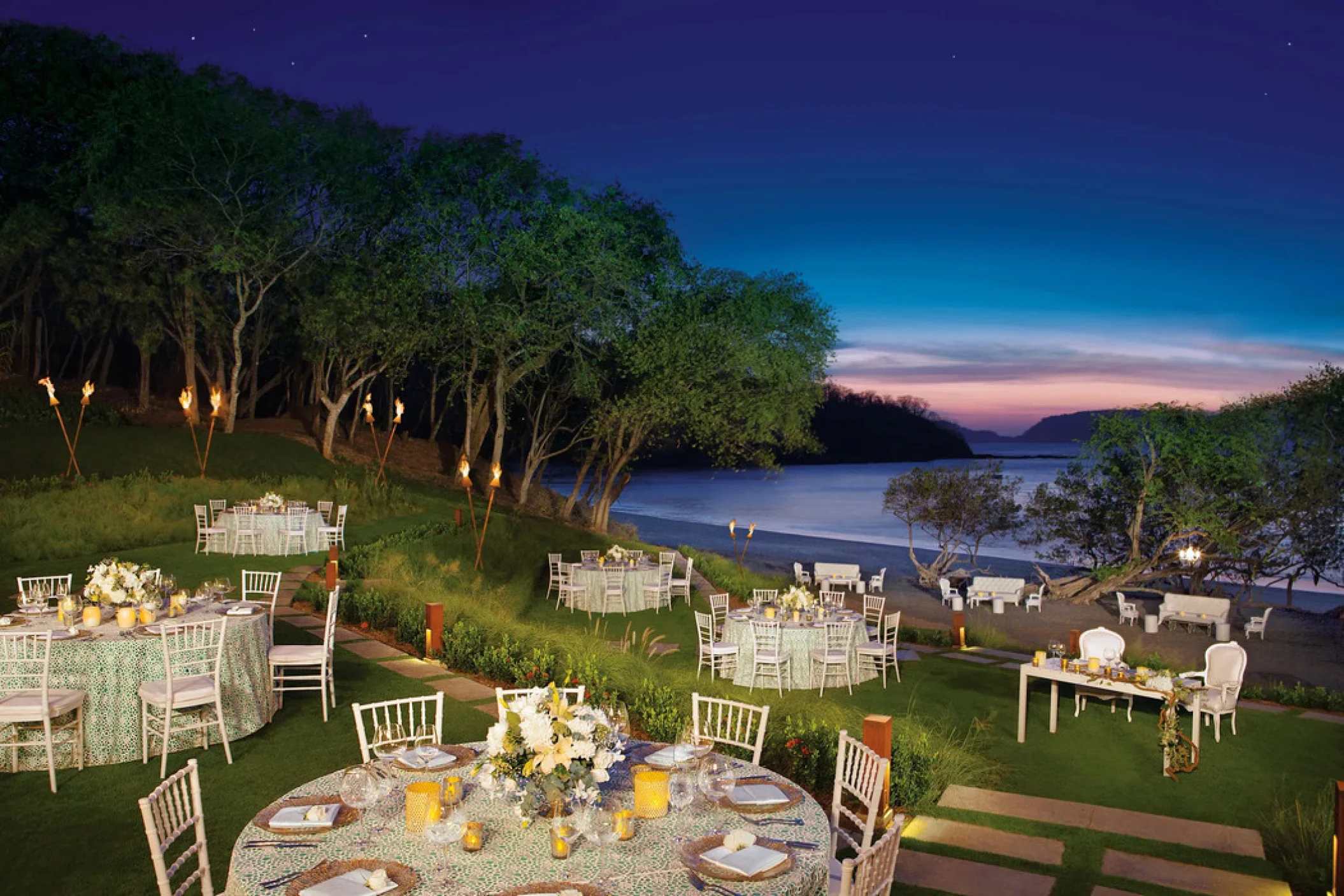 spa beach venue at Secrets Papagayo Costa Rica