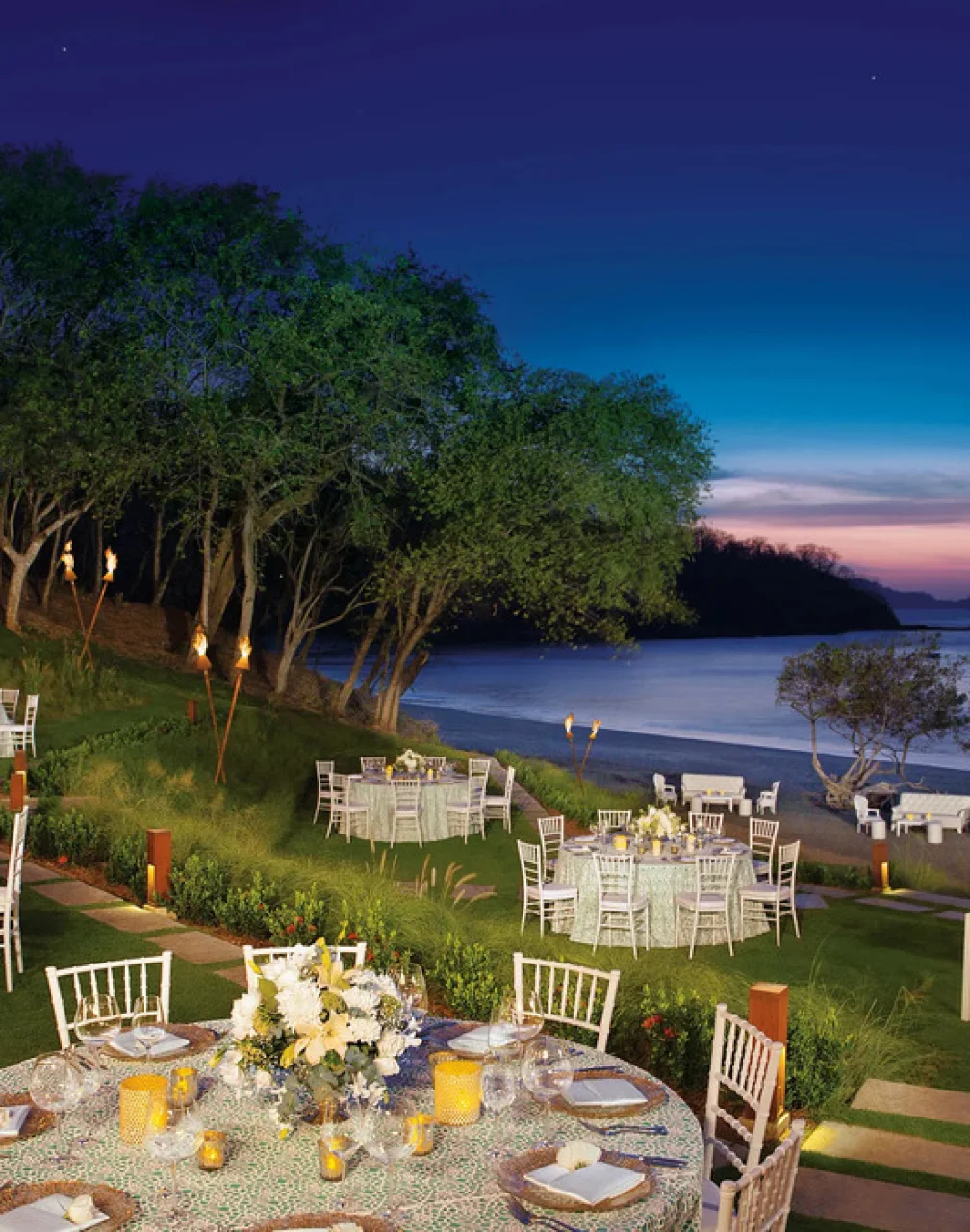 spa beach venue at Secrets Papagayo Costa Rica