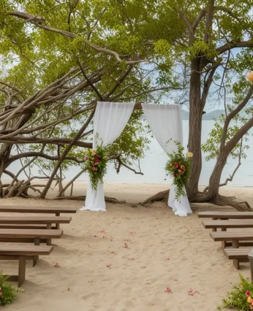 spa beach venue at Secrets Papagayo Costa Rica